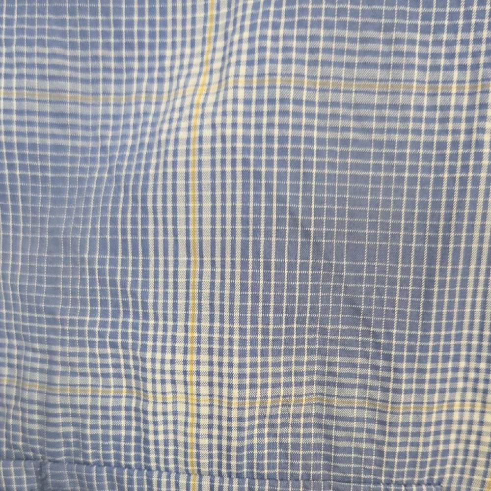 Duluth Trading Co Blue Plaid Casual Button Down Shirt - Picture 3 of 4